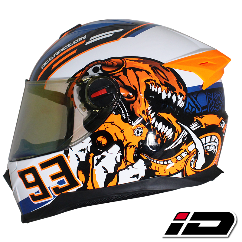 ID SPARTAN S4 WHITE HELMET